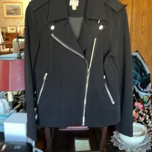 Biker style spring jacket